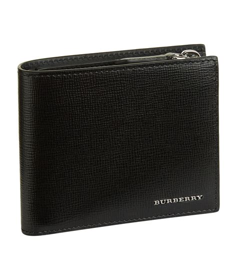 burberry black wallet mens|burberry bifold wallet for men.